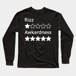 Rizz or awkardness Long Sleeve T-Shirt